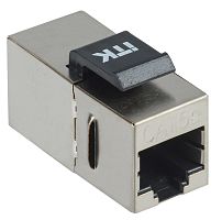 ITK Проходной адаптер кат.5E FTP RJ45-RJ45 Keystone Jack | код CS7-1C5EF | IEK